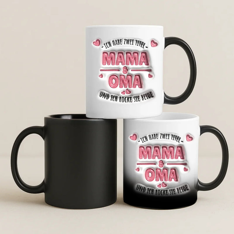 Magische Tasse mit Thermo-Farbwechsel und personalisiertem Namen – witzige Geschenkidee von Love & Faith