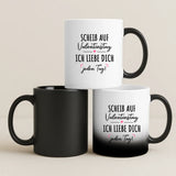Personalisierte Tasse mit Druck zum Valentinstag für Paare – Ich liebe Dich – Motiv 7