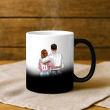 Personalisierte Tasse mit Druck für Paare zu Weihnachten – Du und Ich – Motiv 8