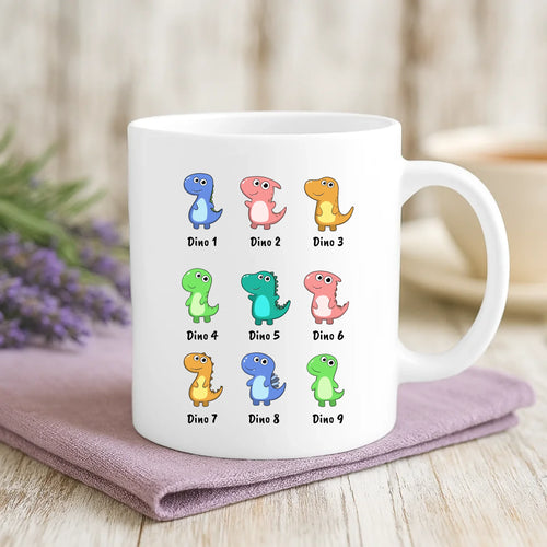 Personalisierte Tasse mit lustigem Motiv für Oma mit Enkeln – Motiv 2