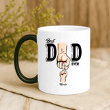 Magische Tasse mit Thermo-Farbwechsel und personalisiertem Namen – witzige Geschenkidee von Love & Faith