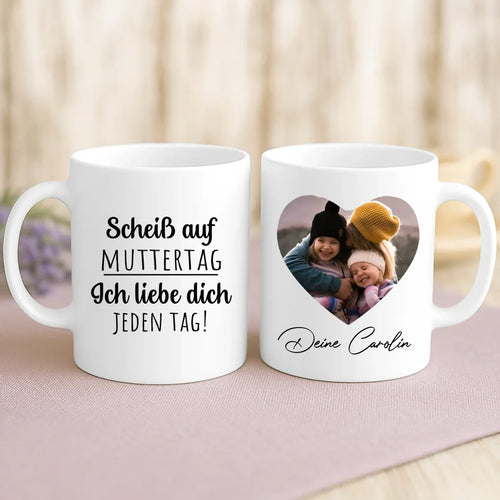 Personalisierte Tasse mit Druck zum Muttertag für Mama