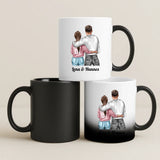 Personalisierte Tasse Ehepartner seit mit Foto für Paare – Motiv 7
