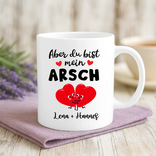 Personalisierte Tasse Manchmal mit Druck für Paare – Motiv 2