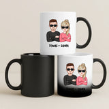 Personalisierte Tasse mit Druck für Paare – Ich liebe dich mehr – Motiv 7