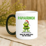 Personalisierte Tasse Grinchy mit Foto für Mama & Papa – Motiv 9