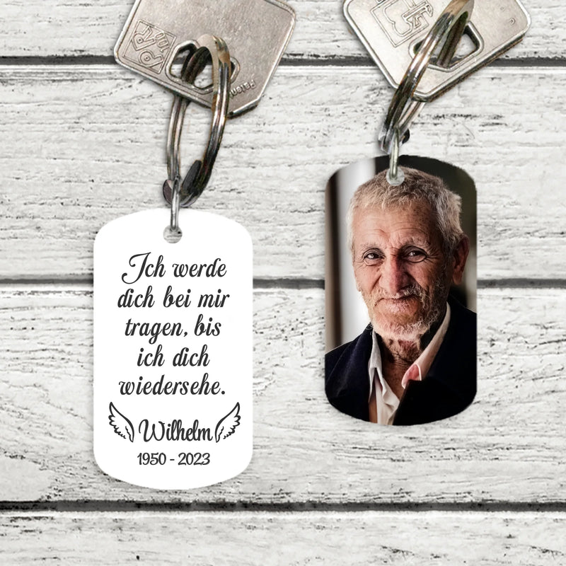 Bei mir - Individueller-Schlüsselanhänger