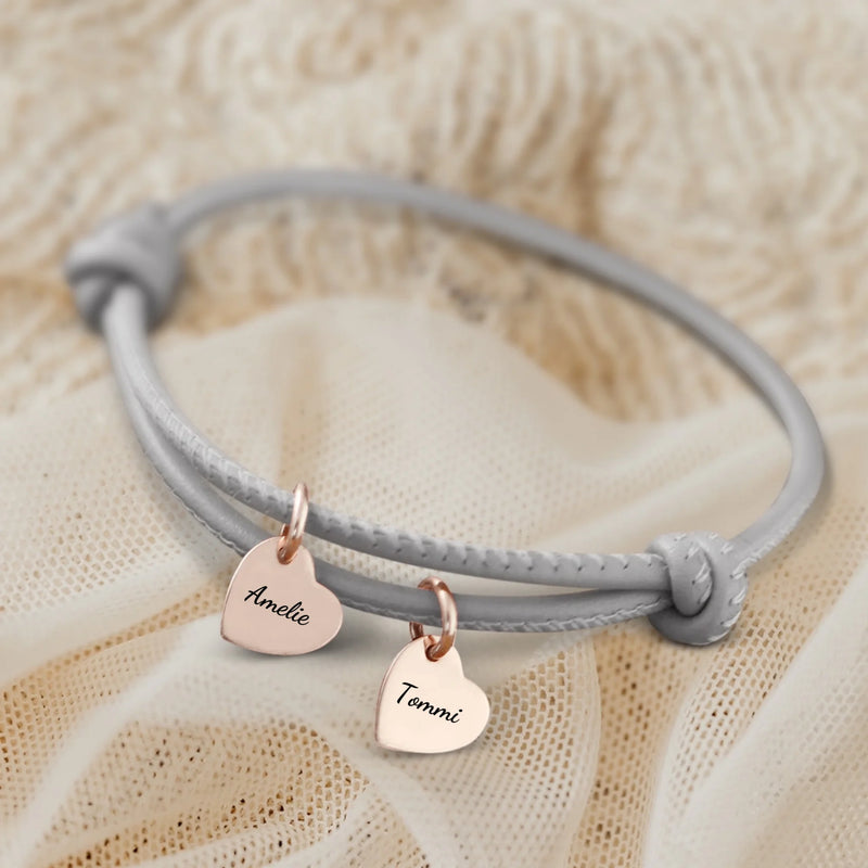 Meine Liebsten - Familien-Lederarmband