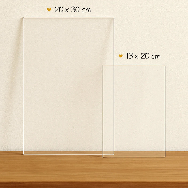 "Bester Papa Ever" Acrylaufsteller mit Holzsockel für Vatertagsgeschenk gestalten von Love & Faith