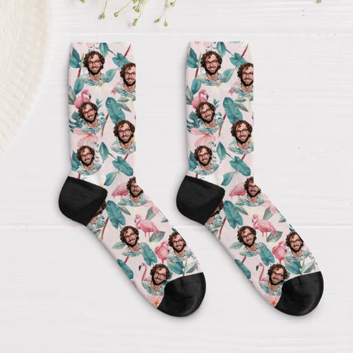 Personalisierte Socken mit Foto für den Sommer Summer Vibes – Motiv 2