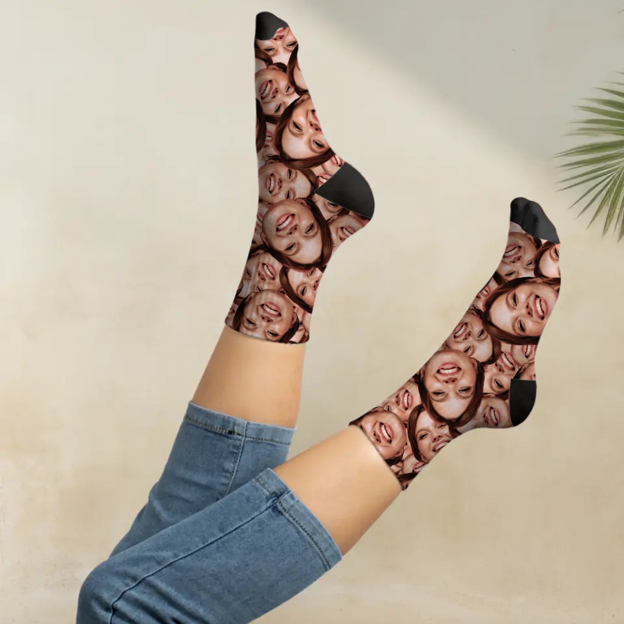 Personalisierte Socken mit Foto-Upload von Love & Faith