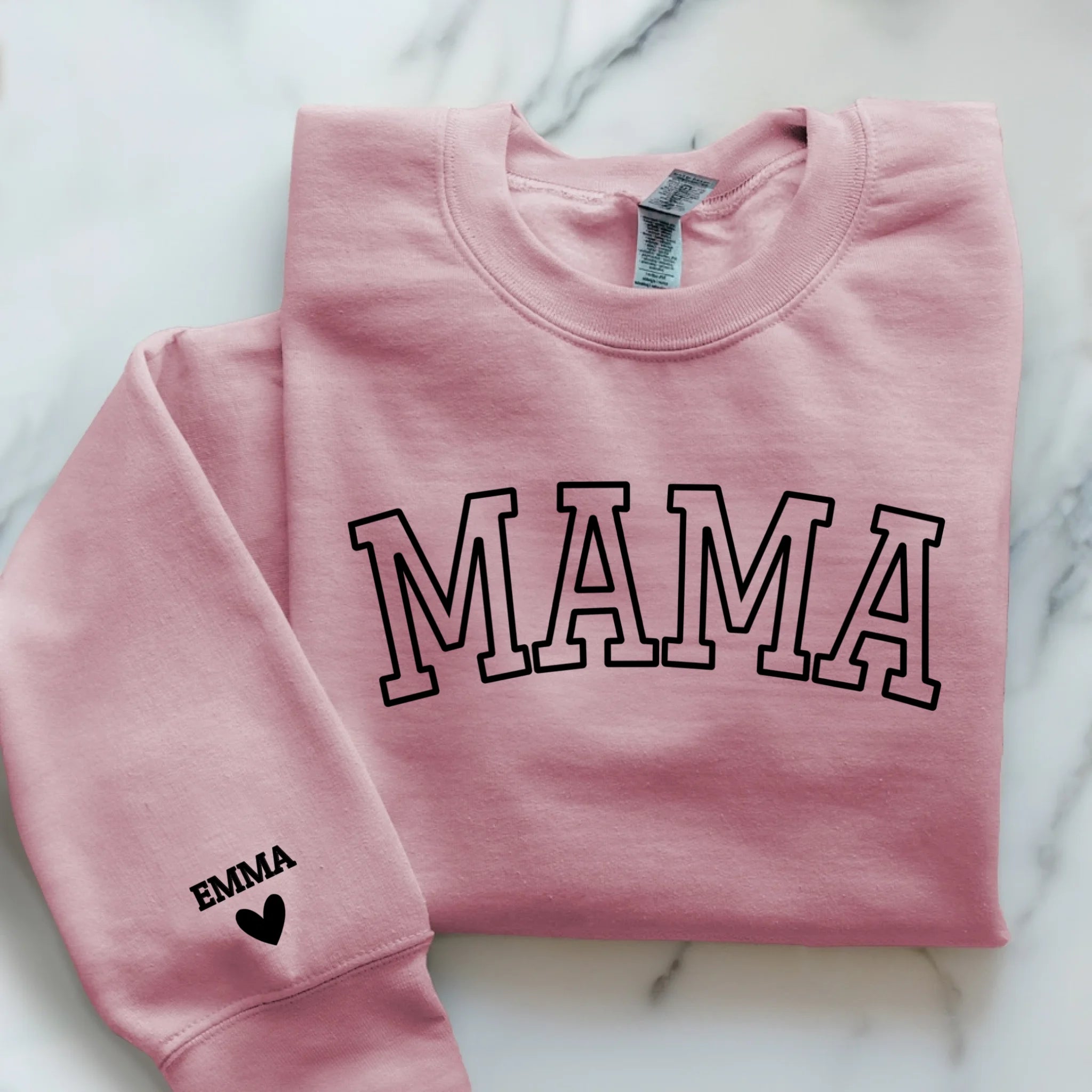 rosa Pullover personalisierbar - gefertigt von Love & Faith
