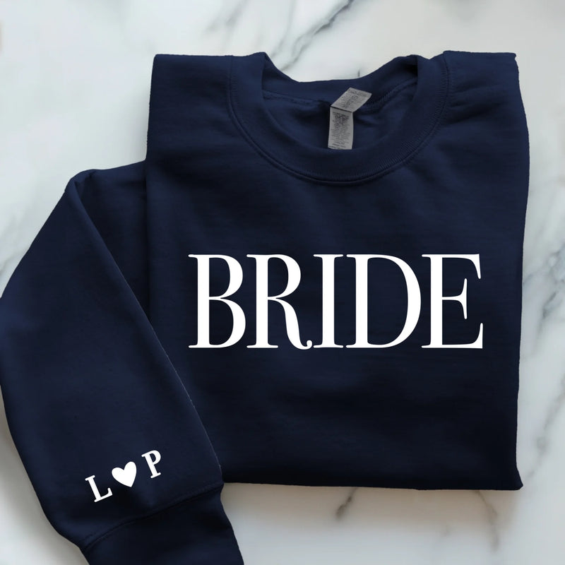 navyblauer Pullover personalisierbar - gefertigt von Love & Faith