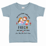 Meine Mama - Personalisiertes T-Shirt für Kinder mit süßer Familienzeichnung