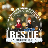 Kreis Ornament für Besties selbst gestalten zu Weihnachten mit der BFF von Love & Faith