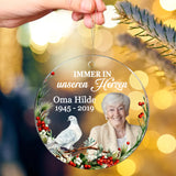 Immer in unseren Herzen - Familien-Acryl Ornament
