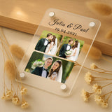 Acrylmagnet für Kühlschrank für bester Papa Geschenk personalisiert von Love & Faith