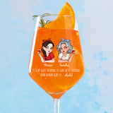 Beste Freunde - Personalisiertes Glas für Sommergetränke