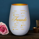 Freunde sind... - Individuelles Windlicht