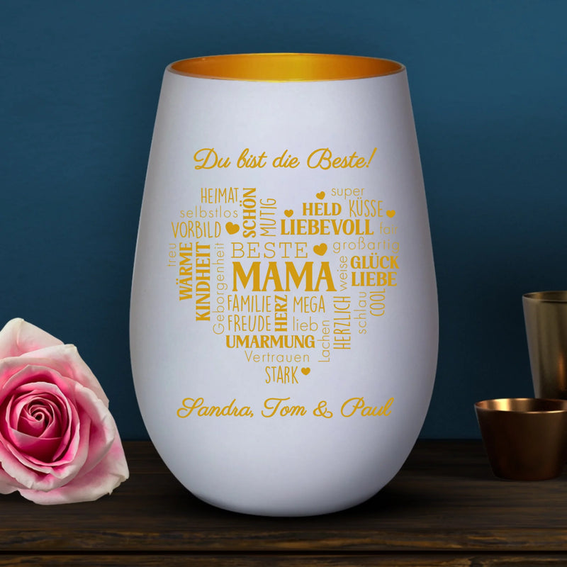 Beste Familie - Eltern-Windlicht