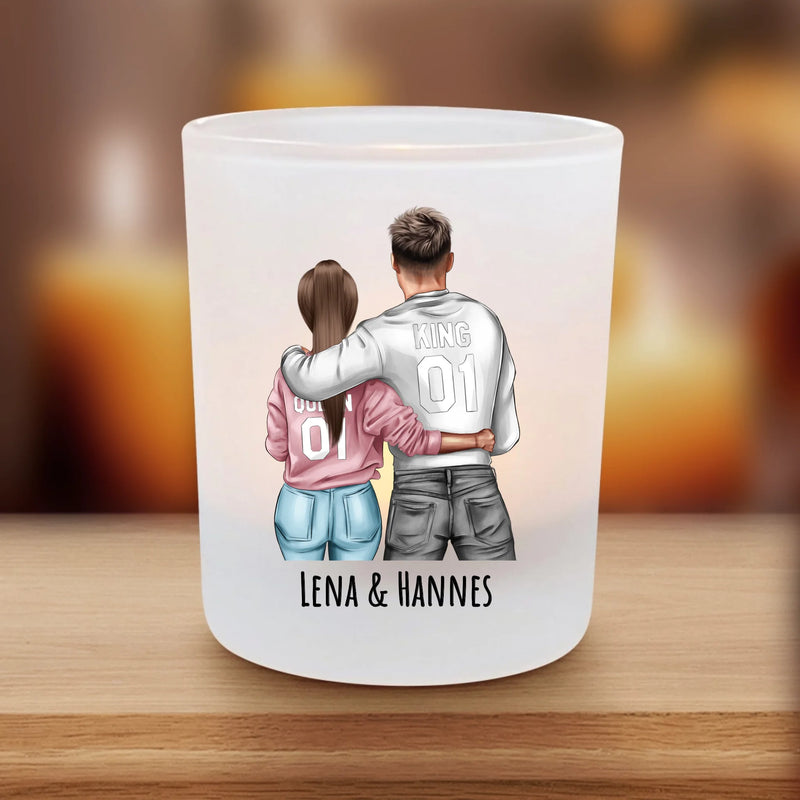 Jeden Tag - Paar-Teelichthalter