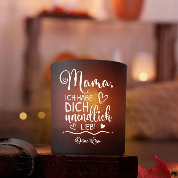 Unendlich - Eltern-Premium Teelicht