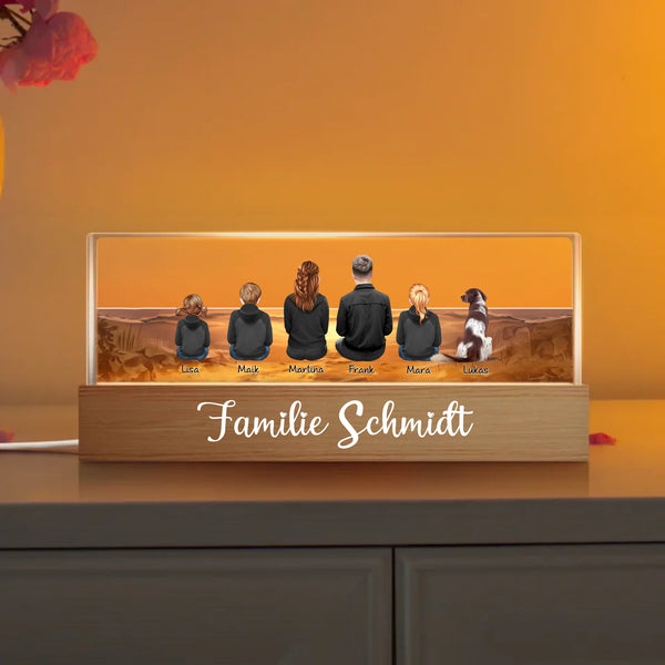 LED Night Light anlegen Acylric Plate - 20cm wide v2