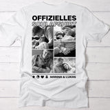 Personalisiertes Schlafshirt für Paare mit Foto-Upload und Backprint von Love & Faith