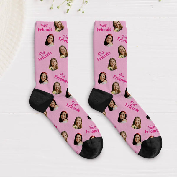 Socken mit eigenen Fotos für Freundinnen 35-38 individuell gedruckt von Love & Faith