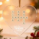 weihnachtsbaumschmuck personalisiert im Scrabble-Buchstabendesign als Weihnachtsgeschenk gestalten mit Love & Faith