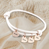 Freunde - Individuelles Lederarmband