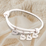 Freunde - Individuelles Lederarmband