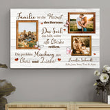 Familienglück - Familien-Leinwand