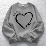 Beste Omi - Personalisierter Premium Sweater für Oma und Mama mit Namen Premium Sweater Grau S – personalisierte Geschenkidee für ["Muttertag","Einfach so"] von Love & Faith Deutschland