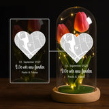Ewige Tulpe in Glaskuppel als Valentinstagsgeschenk von Love & Faith