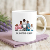 Personalisierte Tasse mit Druck zum Vatertag für Papa – Nur Papa – Motiv 2