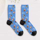 Socken mit eigenen Fotos für Papa zum Vatertag 39-42 individuell gedruckt von Love & Faith