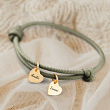 Freunde - Individuelles Lederarmband