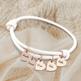 Freunde - Individuelles Lederarmband
