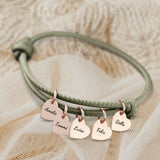 Freunde - Individuelles Lederarmband