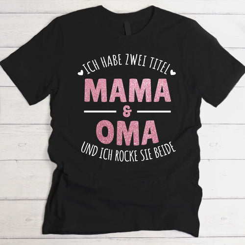 Ich habe zwei Titel - Eltern-T-Shirt