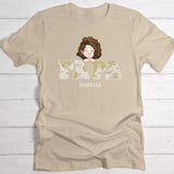Papas Crew - Personalisiertes T-Shirt für Papa mit Kindergesichtern