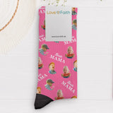 Socken mit eigenen Fotos für Papa zum Vatertag 35-38 individuell gedruckt von Love & Faith