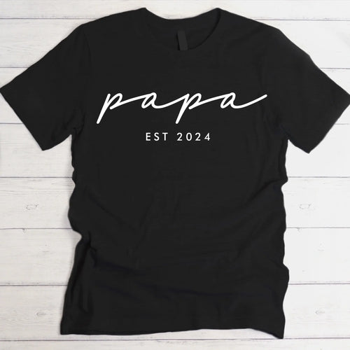 Bester Papa - Personalisiertes T-Shirt für Papa und Opa mit Namen der Kinder