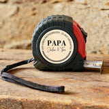 Personalisiertes Maßband mit Foto-Upload und Namen als Foto-Geschenk für Partner von Love & Faith