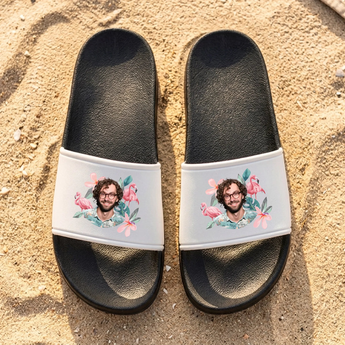 Personalisierte Badeschlappen mit Namen für den Malle Urlaub Summer Vibes – Motiv 5