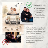 Personalisierte Deko-Fliese mit Foto zur Hochzeit für Paare – Der schönste Tag – Motiv 11