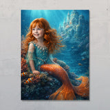 Magische Unterwasserwelt - Personalisiertes Poster mit Fantasy Effekt