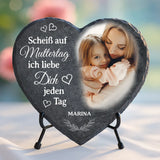 Personalisiertes Schieferherz für Mama zum Muttertag Muttertag – Motiv 2