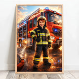 Personalisiertes Poster mit Lieblingsberufen für Kids Berufswunsch – Motiv 13